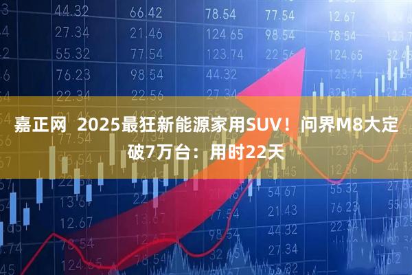 嘉正网  2025最狂新能源家用SUV！问界M8大定破7万台：用时22天